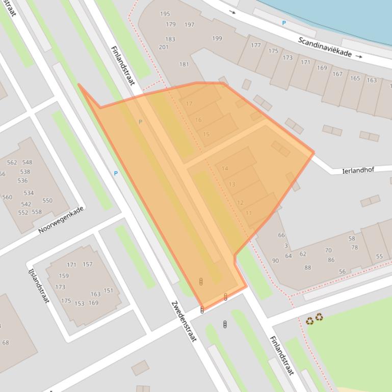 Kaart van postcodegebied 1363DL.