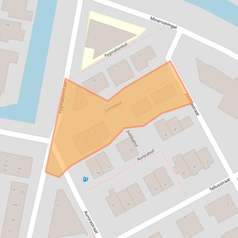 Kaart van postcodegebied 1363SB.