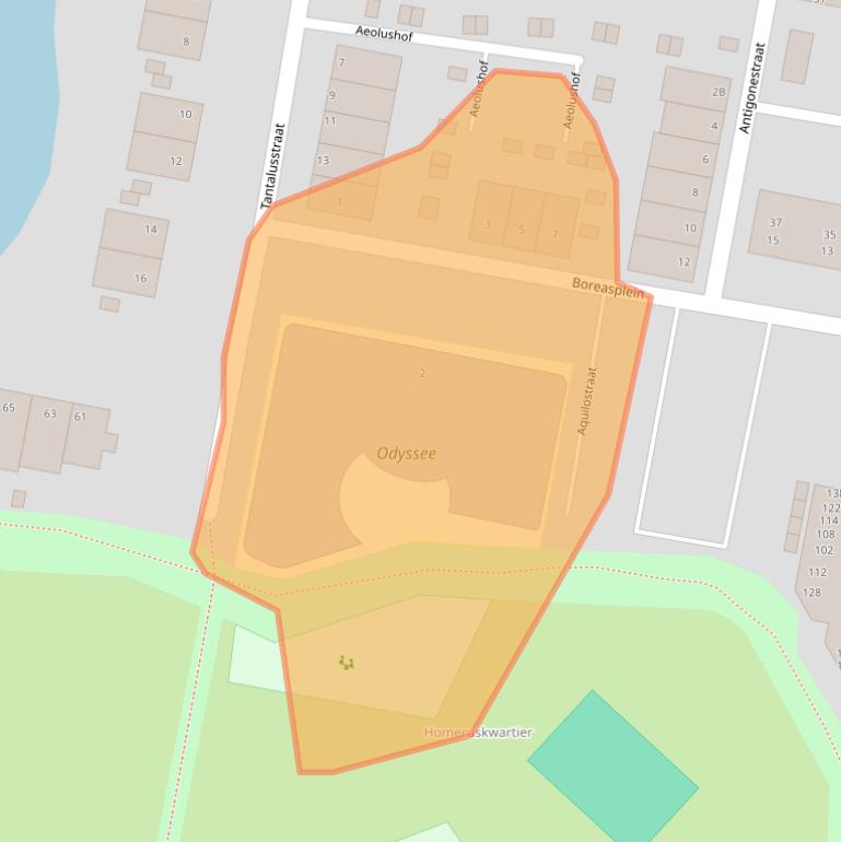 Kaart van postcodegebied 1363SM.