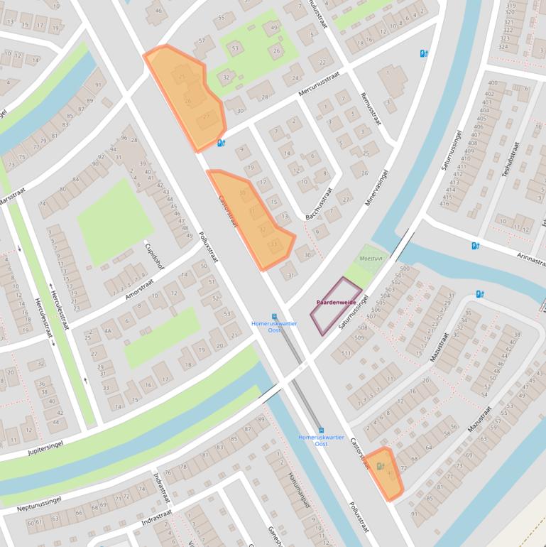 Kaart van postcodegebied 1363VA.