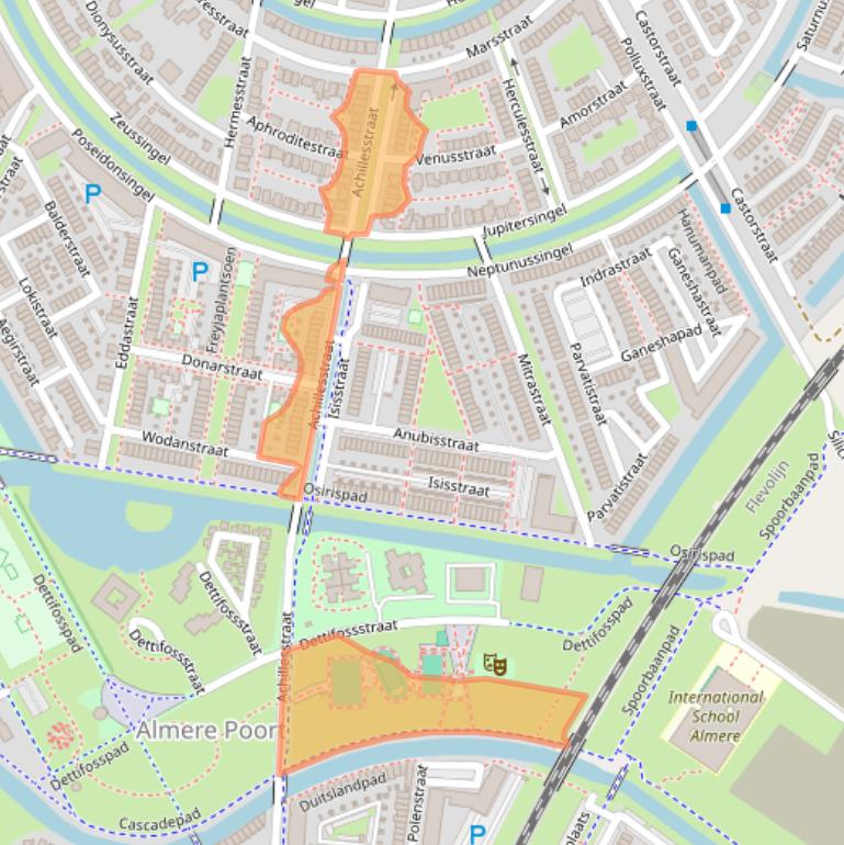 Kaart van postcodegebied 1363VM.