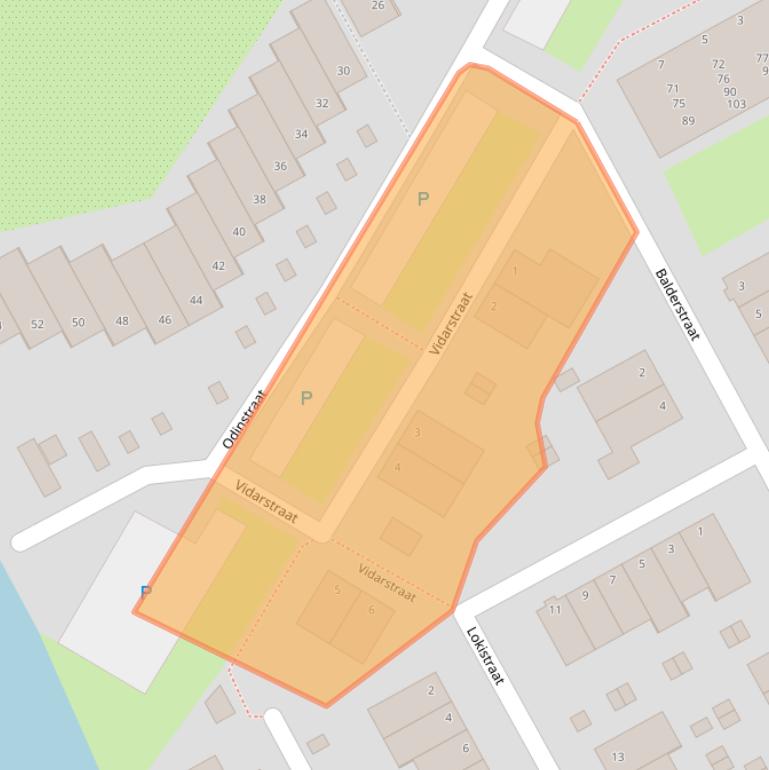 Kaart van postcodegebied 1363WK.