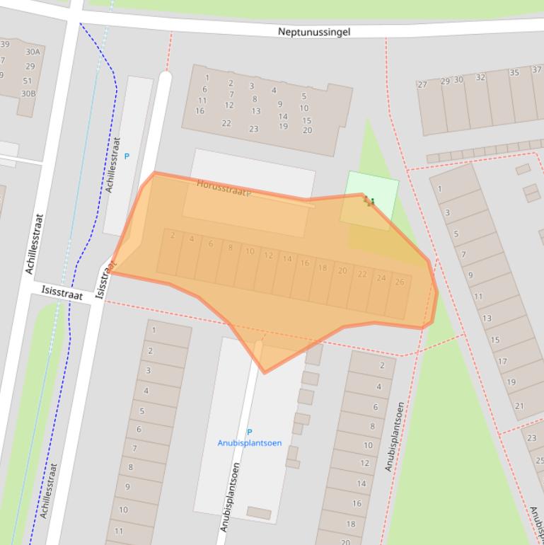 Kaart van postcodegebied 1363XN.