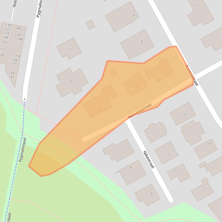 Kaart van postcodegebied 1363ZS.
