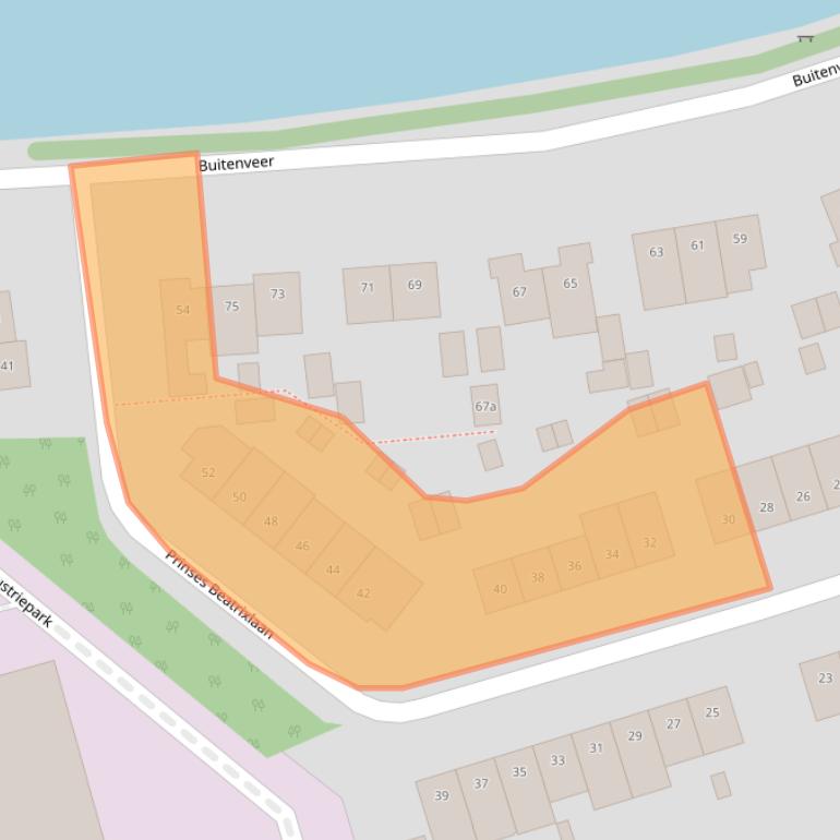 Kaart van postcodegebied 1381AJ.