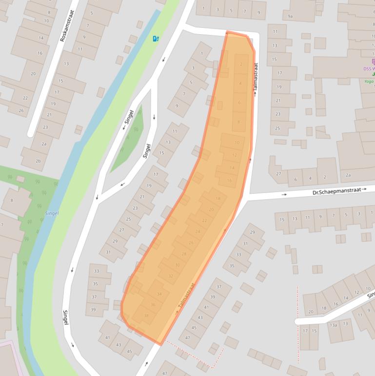 Kaart van postcodegebied 1381AP.