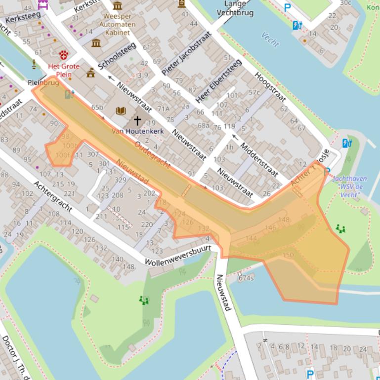 Kaart van postcodegebied 1381CE.