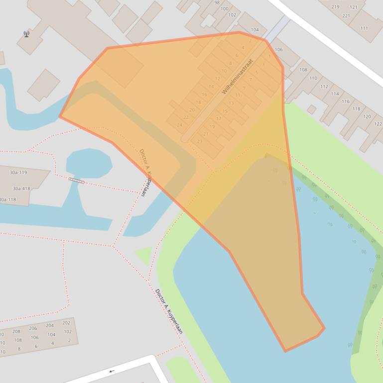 Kaart van postcodegebied 1381CL.