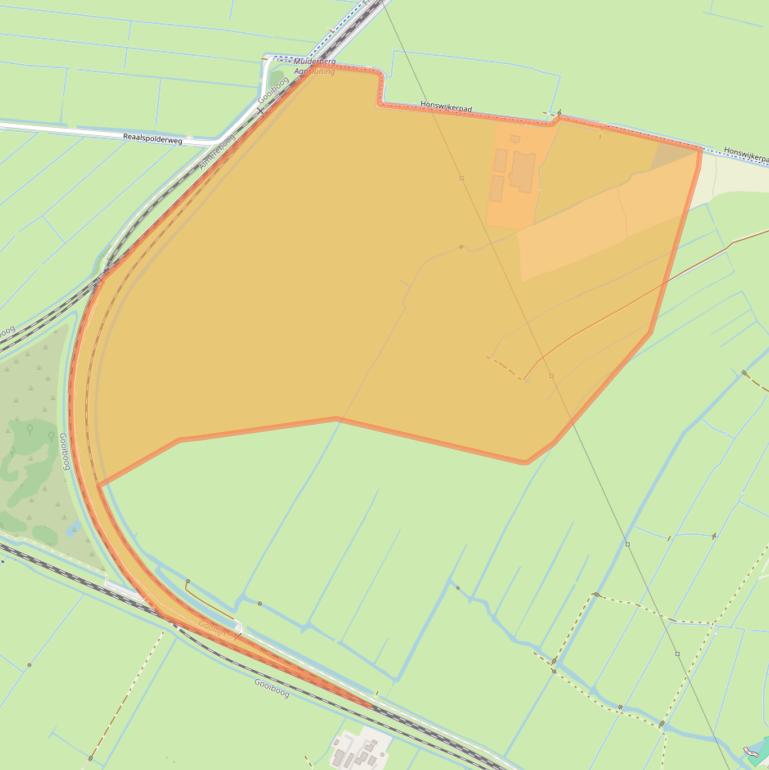 Kaart van postcodegebied 1381HX.