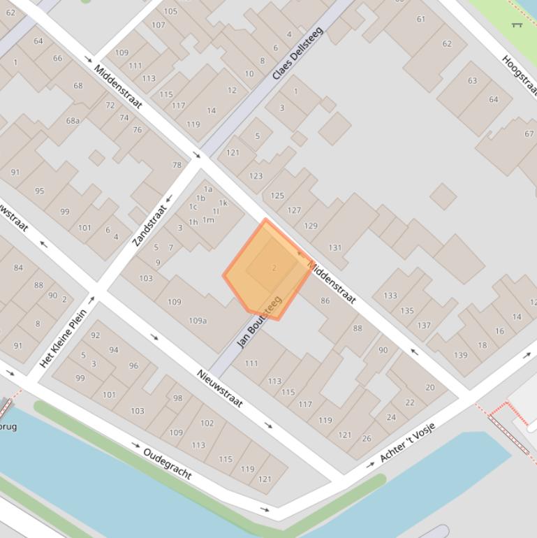 Kaart van postcodegebied 1381VR.