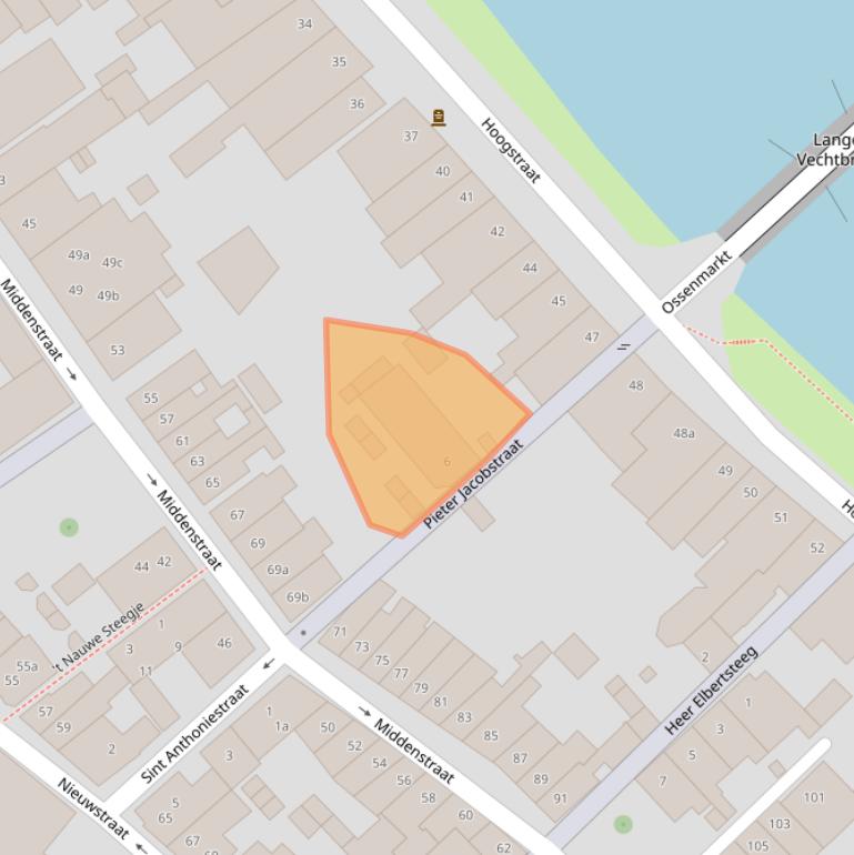 Kaart van postcodegebied 1381VZ.