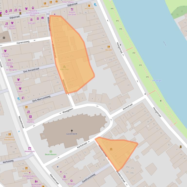 Kaart van postcodegebied 1381XA.