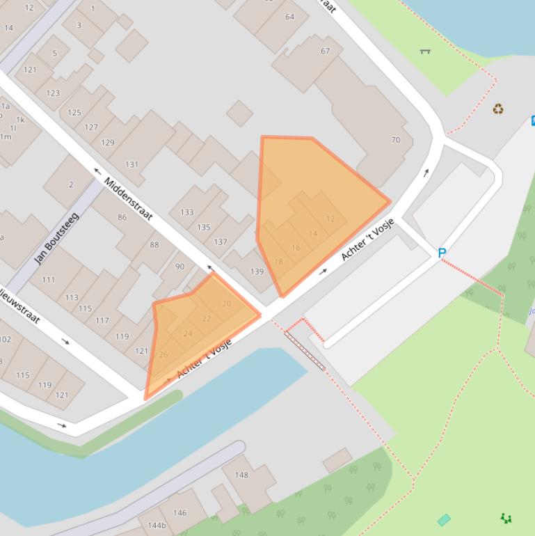 Kaart van postcodegebied 1381XH.