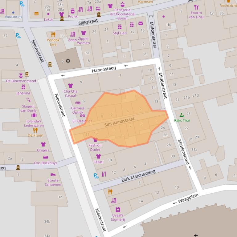 Kaart van postcodegebied 1381XR.