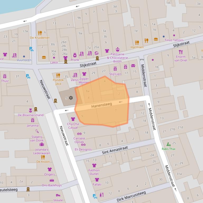 Kaart van postcodegebied 1381XS.