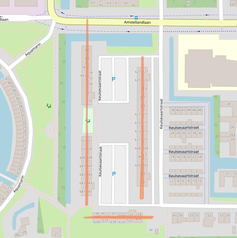 Kaart van postcodegebied 1382BW.