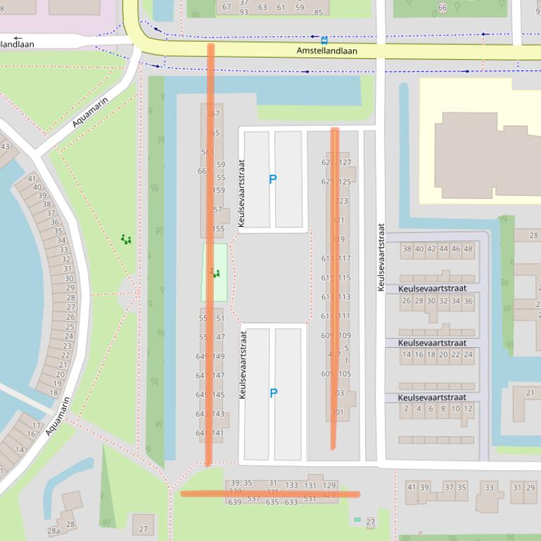 Kaart van postcodegebied 1382BX.