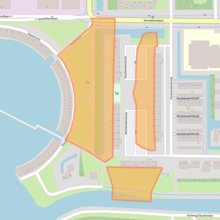 Kaart van postcodegebied 1382CA.