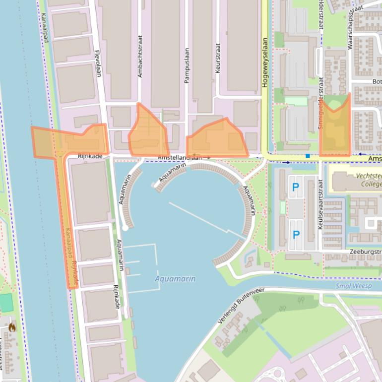 Kaart van postcodegebied 1382CH.