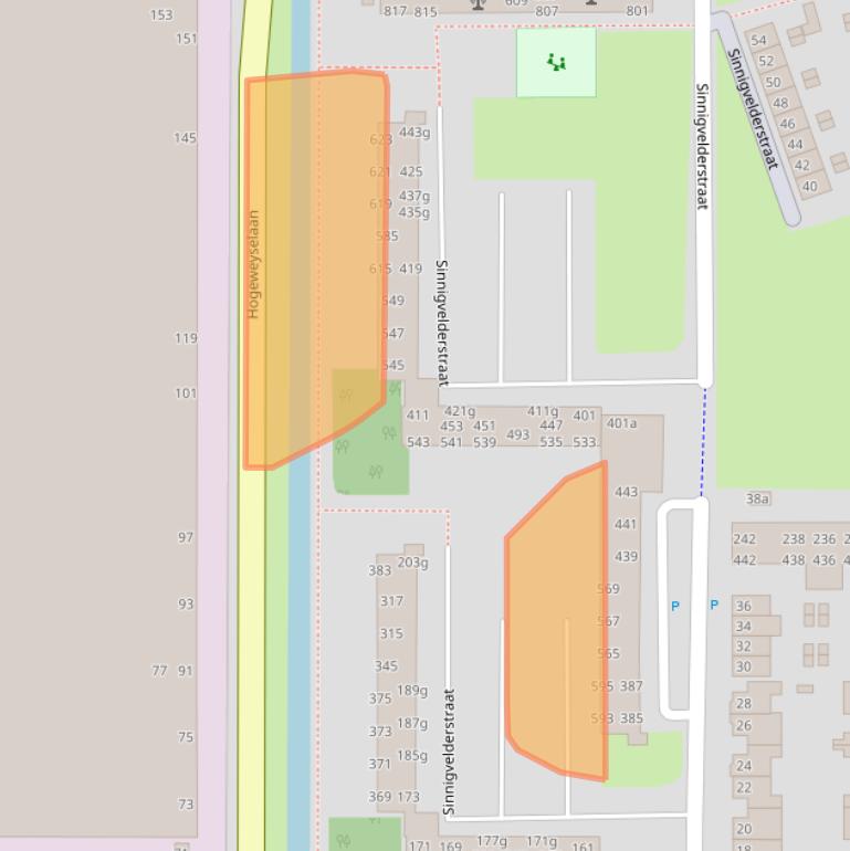 Kaart van postcodegebied 1382GH.