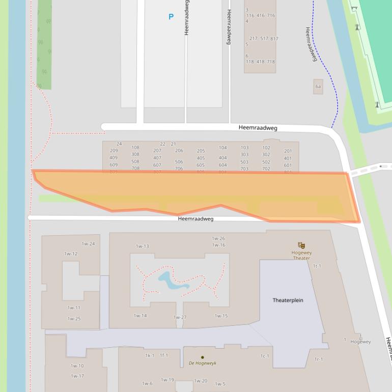 Kaart van postcodegebied 1382HD.