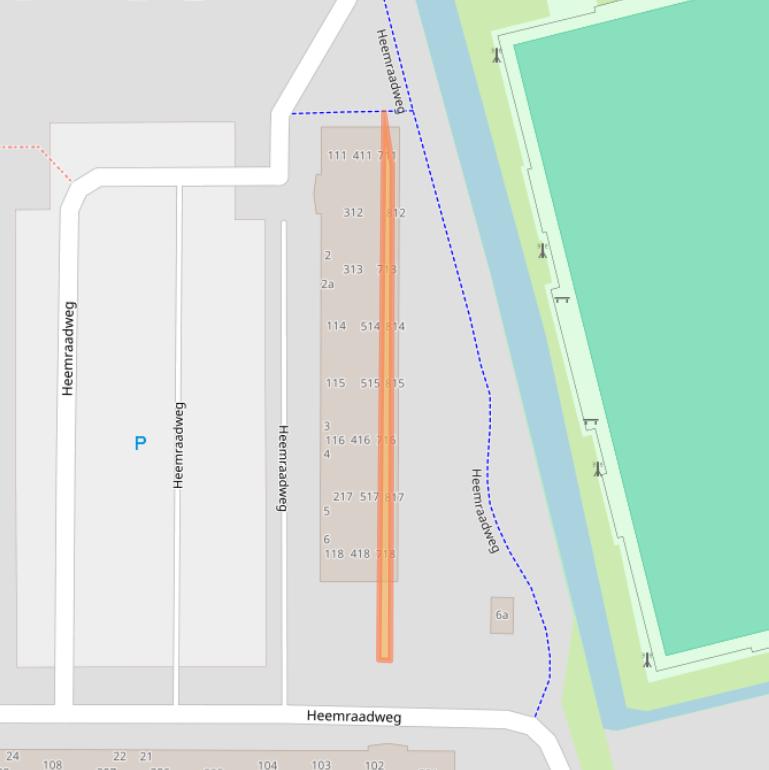 Kaart van postcodegebied 1382HM.