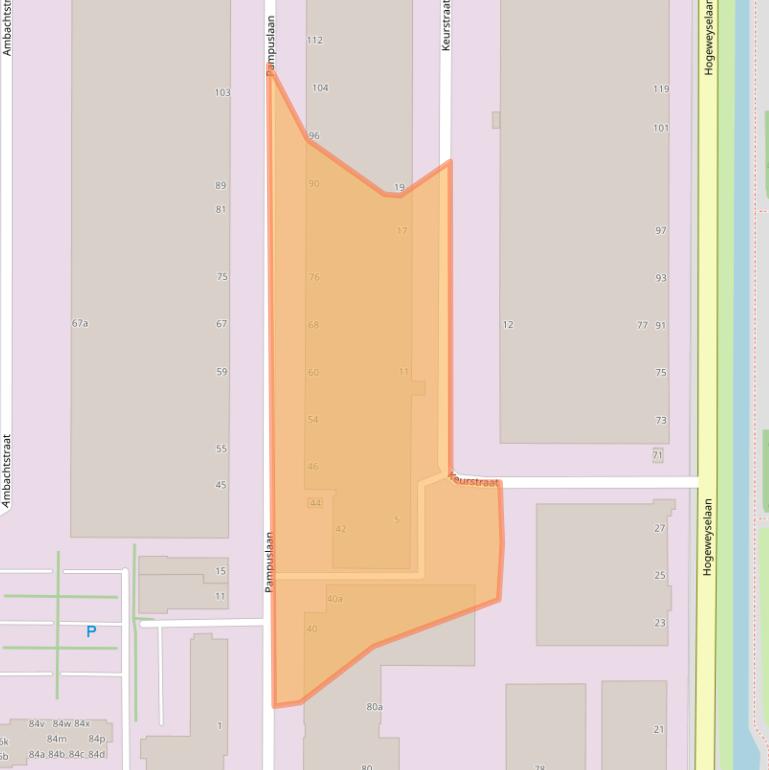 Kaart van postcodegebied 1382JR.