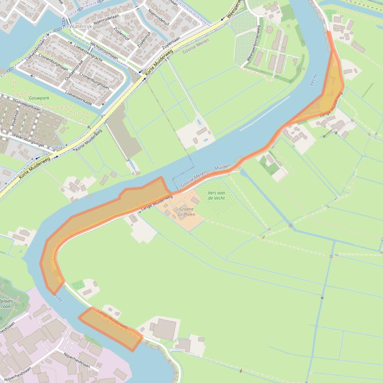 Kaart van postcodegebied 1382LD.