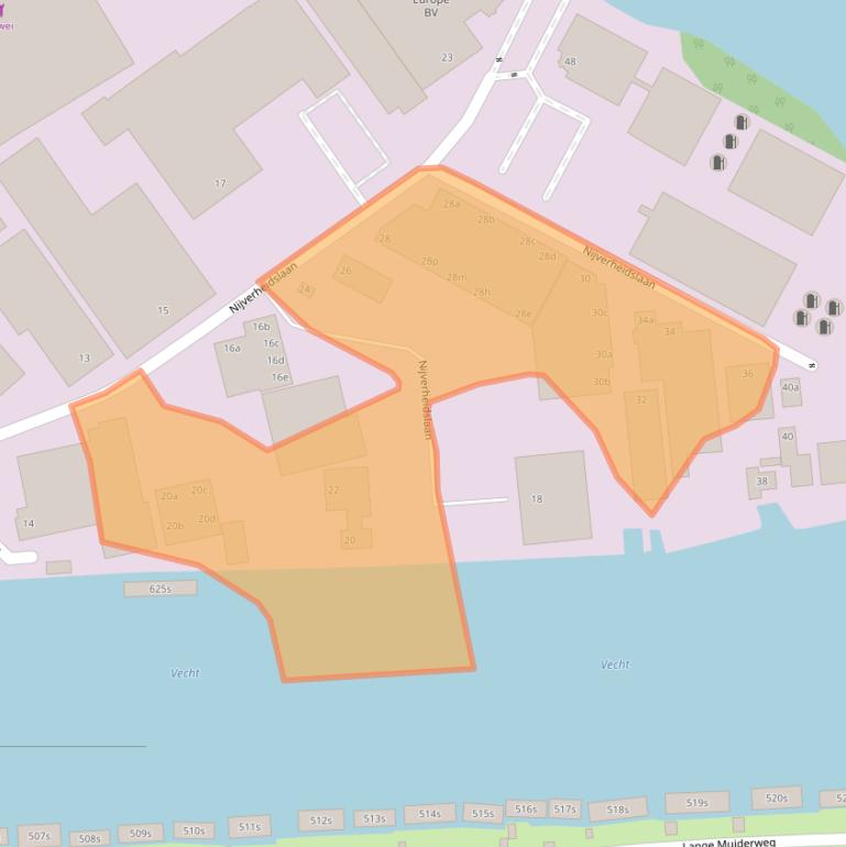 Kaart van postcodegebied 1382LJ.