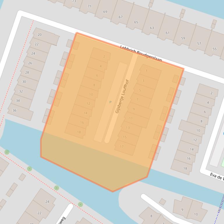 Kaart van postcodegebied 1382MG.