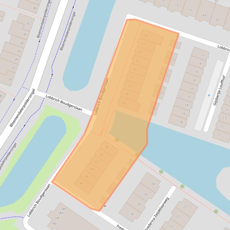 Kaart van postcodegebied 1382MJ.