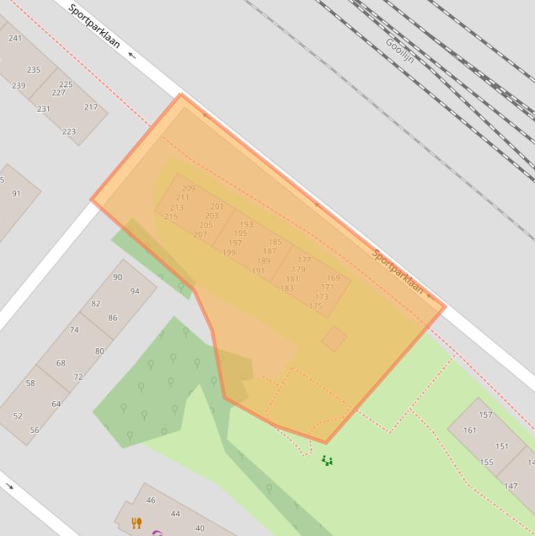 Kaart van postcodegebied 1382SB.