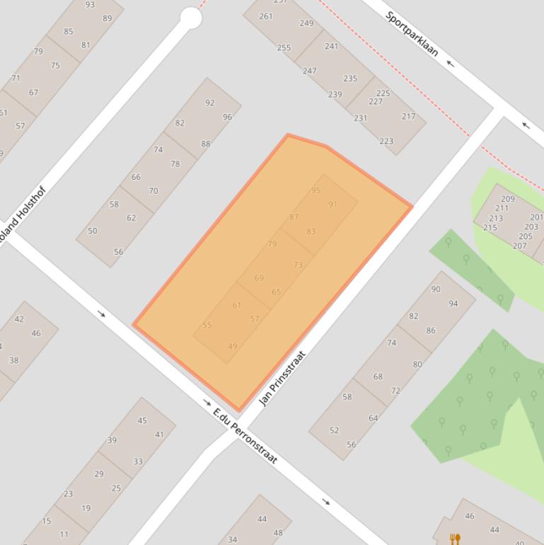 Kaart van postcodegebied 1382SN.