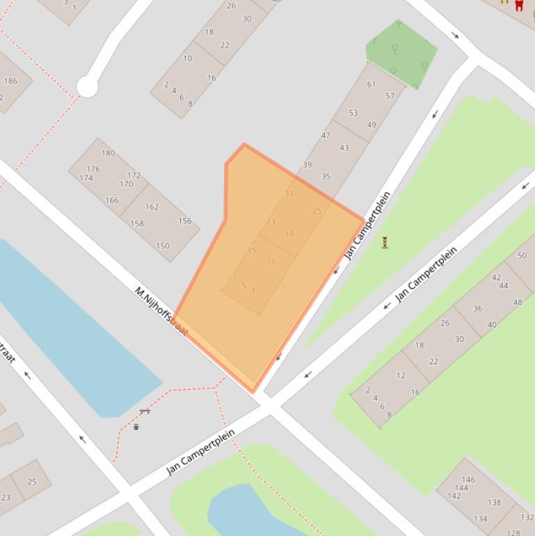 Kaart van postcodegebied 1382ST.