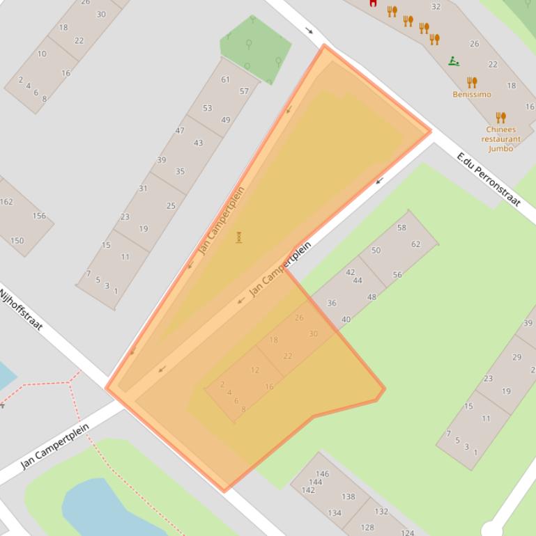 Kaart van postcodegebied 1382SW.