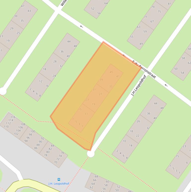 Kaart van postcodegebied 1382TG.