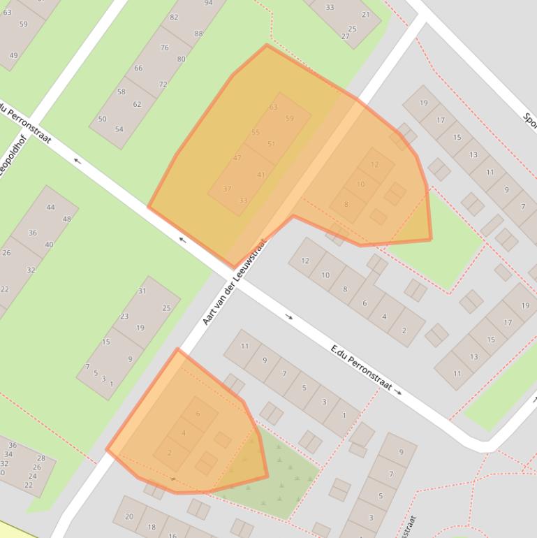 Kaart van postcodegebied 1382TM.