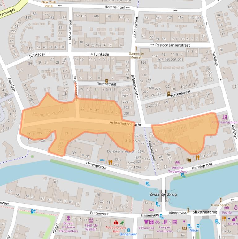 Kaart van postcodegebied 1382XT.