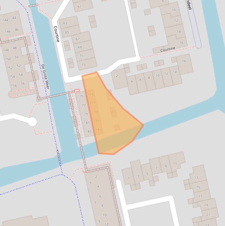 Kaart van postcodegebied 1383BK.