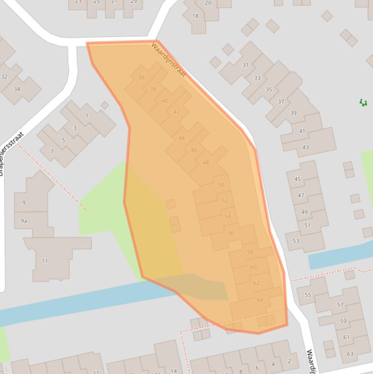 Kaart van postcodegebied 1383CL.