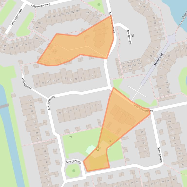 Kaart van postcodegebied 1383DB.