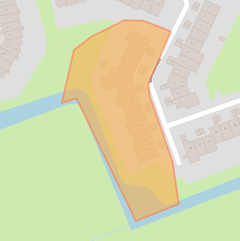 Kaart van postcodegebied 1383GL.