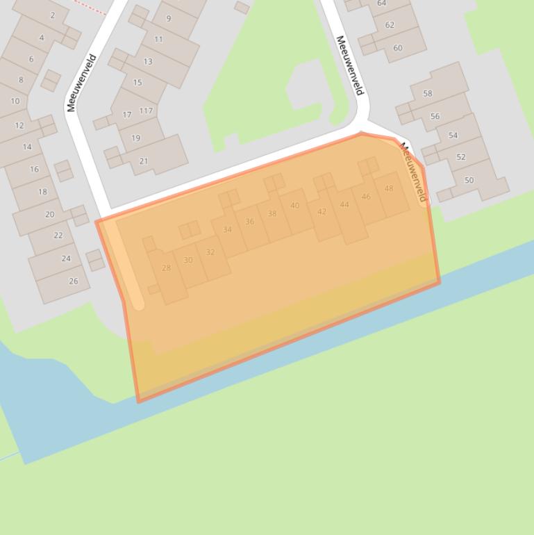 Kaart van postcodegebied 1383GM.