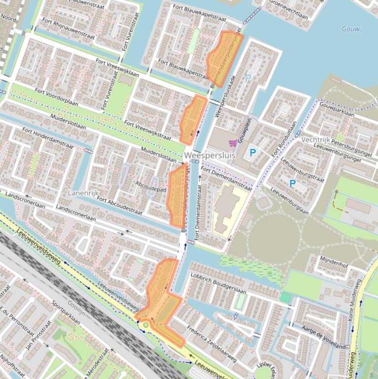 Kaart van postcodegebied 1384AA.