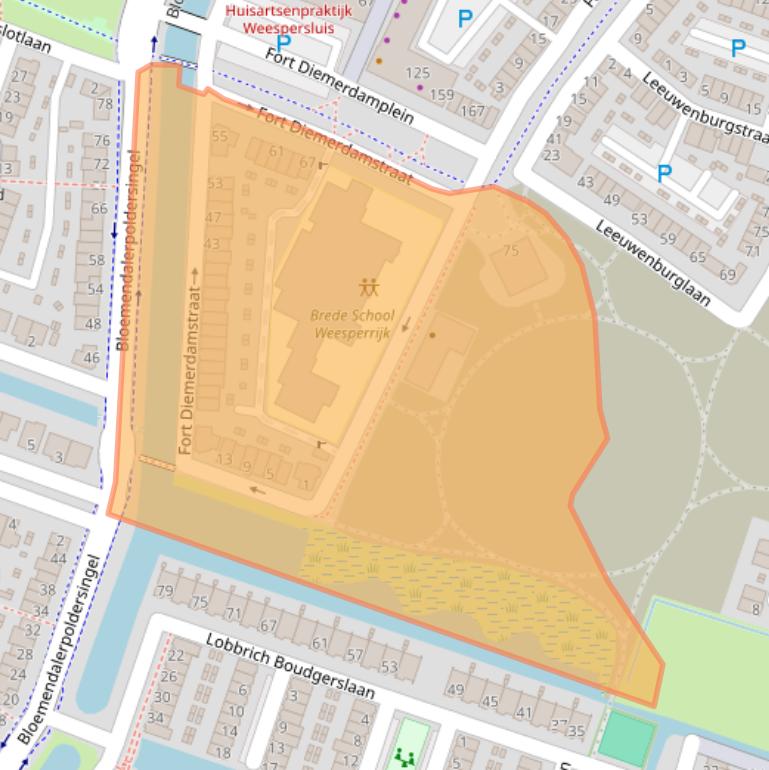 Kaart van postcodegebied 1384AH.