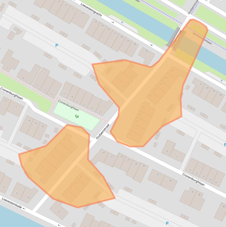 Kaart van postcodegebied 1384GE.