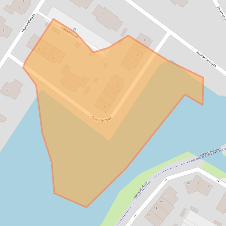 Kaart van postcodegebied 1384GM.