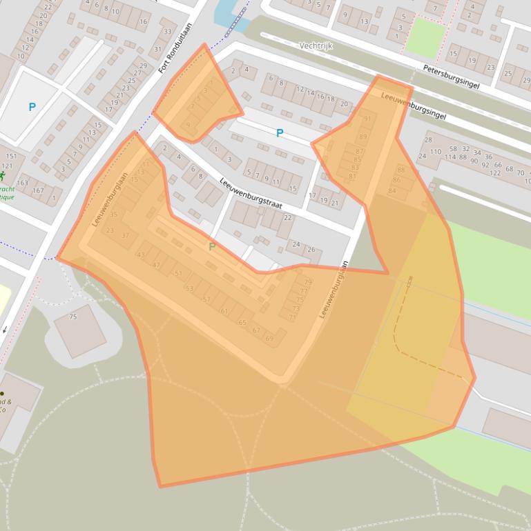 Kaart van postcodegebied 1384LE.