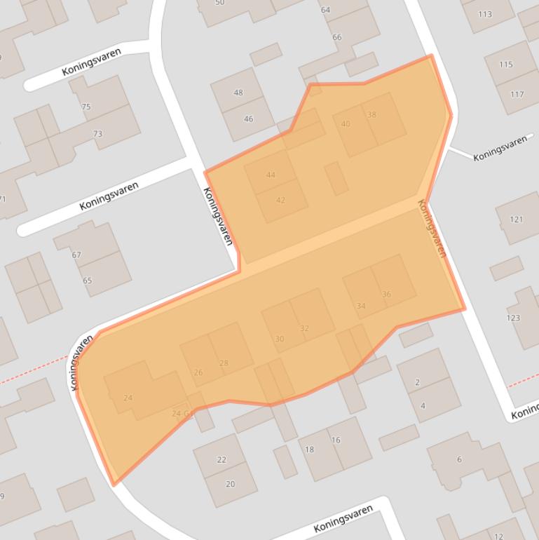 Kaart van postcodegebied 1391AK.