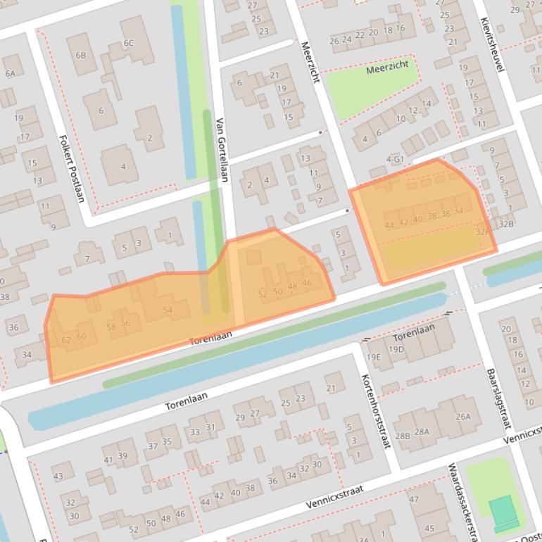 Kaart van postcodegebied 1391AN.